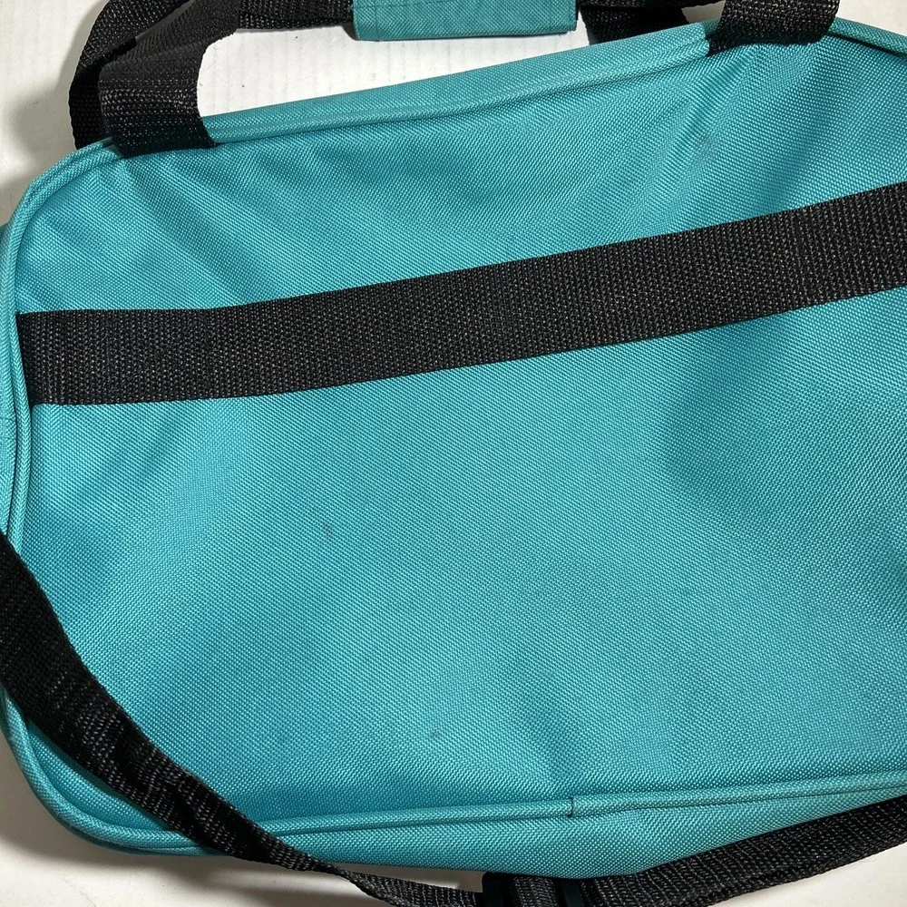 Wrangler Laptop Crossbody Bag Blue Black Travel Tote Bag 15 inch Computer‎ Case